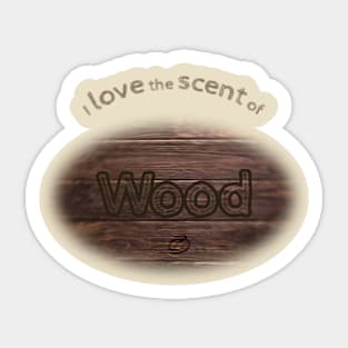 Wooden t-shirt Sticker